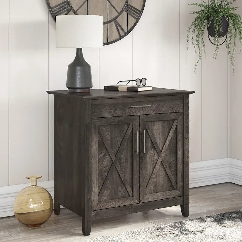 Key West secretaire met opbergkast van Bush Furniture