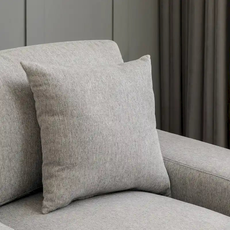Canapé-lit chaise longue surdimensionné moderne du milieu du siècle avec coussin
