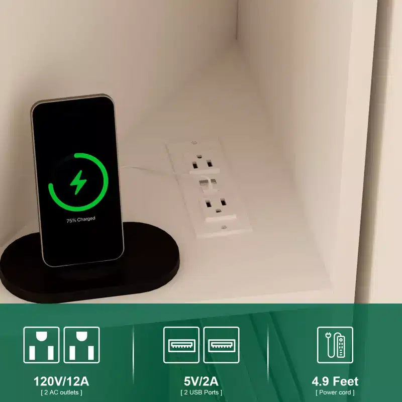 Meuble TV d’angle pour téléviseurs jusqu’à 55, console multimédia de style maison de campagne avec portes de grange, étagères ouvertes et placard de rangement, blanc