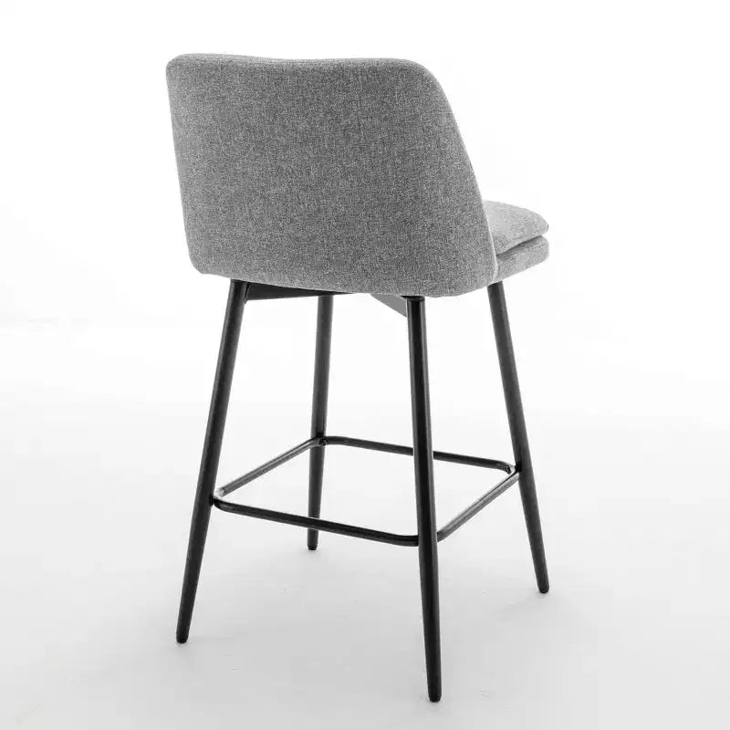 Sgabelli da bar girevoli altezza bancone, set da 2