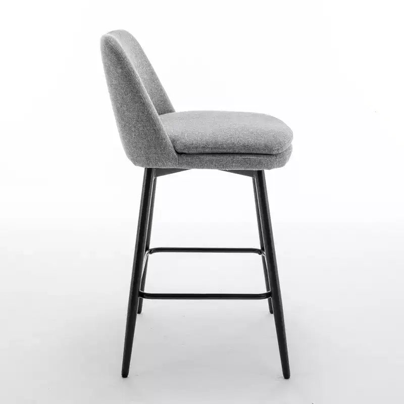 Sgabelli da bar girevoli altezza bancone, set da 2