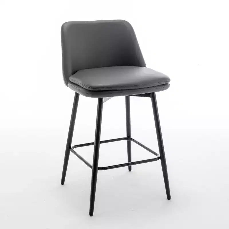 Sgabelli da bar girevoli altezza bancone, set da 2