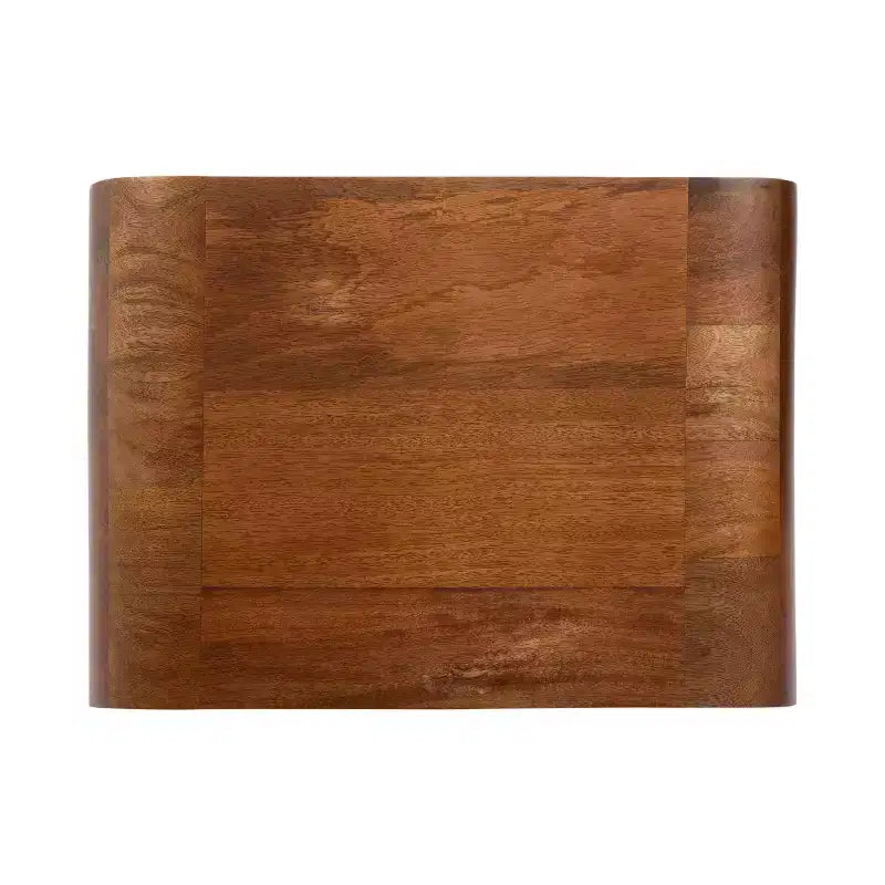 Tavolino a due livelli Arch, 40,6 cm L x 30,5 cm P x 61 cm A, marrone noce