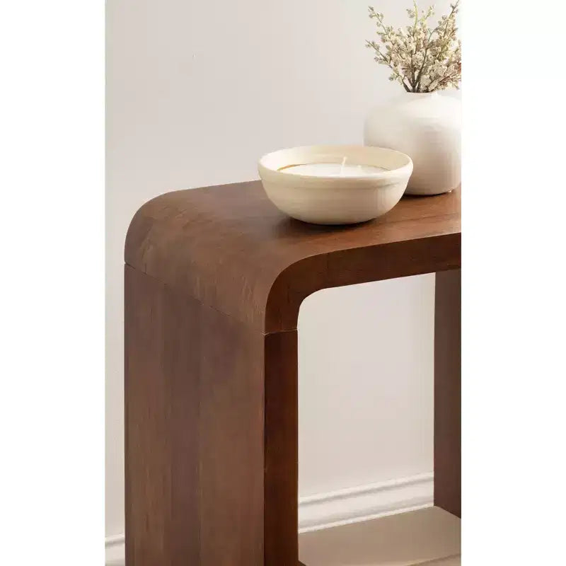 Tavolino a due livelli Arch, 40,6 cm L x 30,5 cm P x 61 cm A, marrone noce