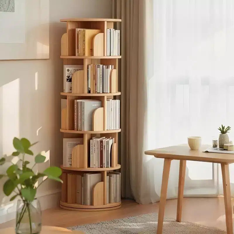 Torre Libreria Girevole a Più Ripiani