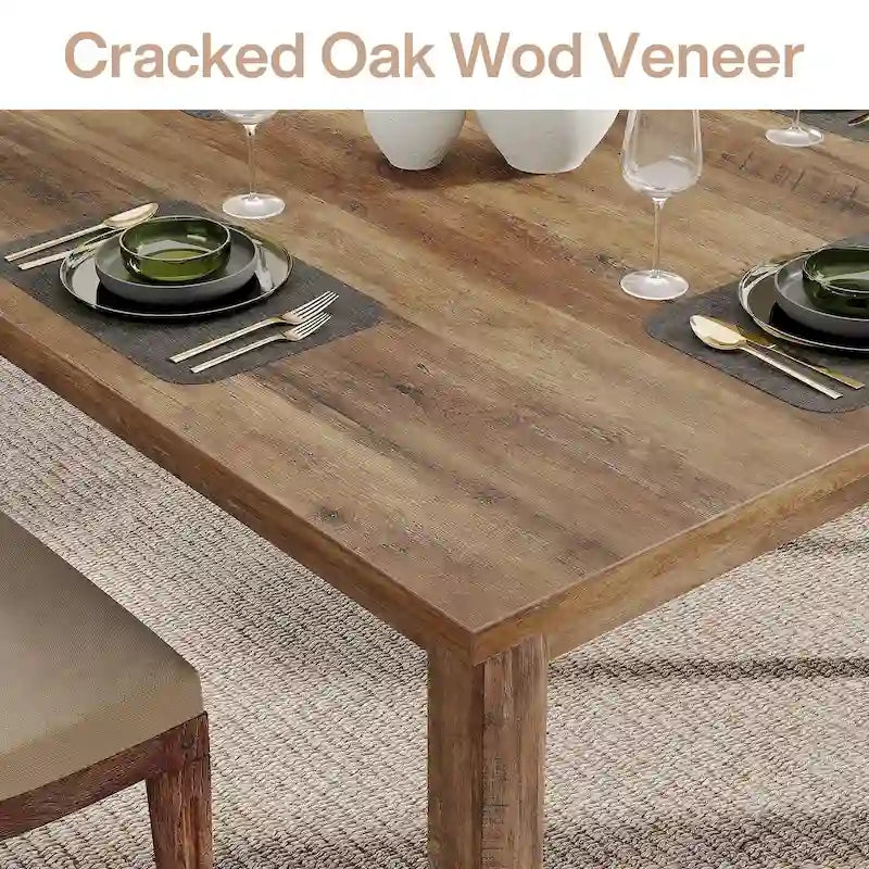 Vierkante eettafel van 39.4 inch voor 2-4 personen, met poten van massief hout, voor de woonkamer of eetkamer