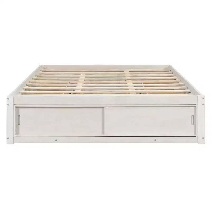 Whisen queensize bedframe met 4 opbergladen en opbergruimte in het voeteneind