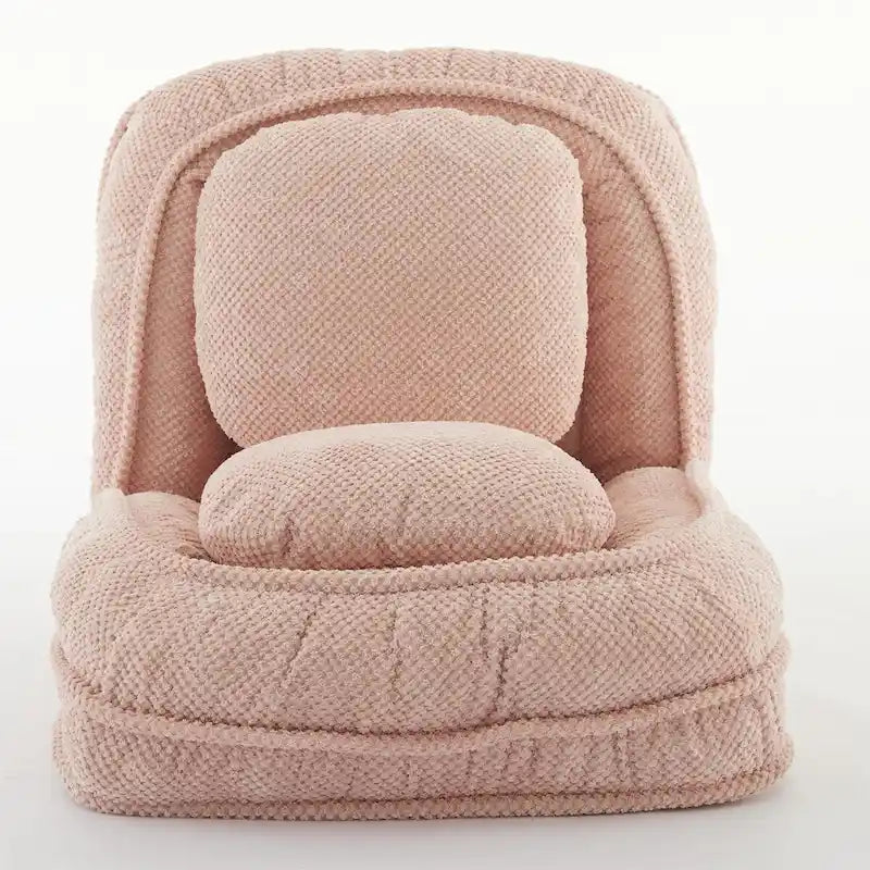 Faules Sofa, 5 verstellbare Positionen, zum Sitzen, Schlafen und Zusammenklappen, passend für Schlafzimmer und Wohnzimmer