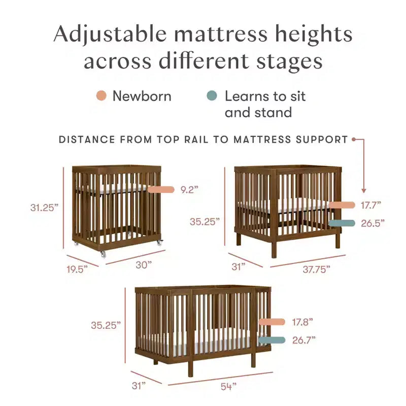 Babyletto Pogo 8-in-1-Kinderbett mit Umbausätzen für alle Altersstufen