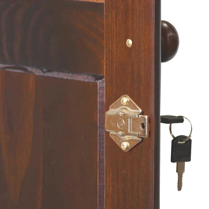 Armoire à 3 portes - Blanc/Moka/Java - Bois massif