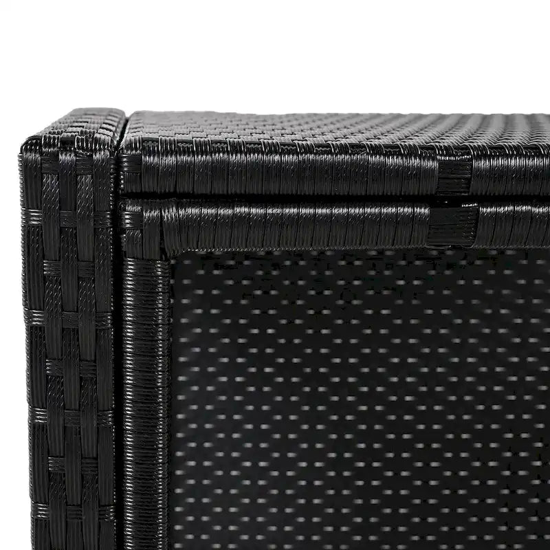 Spa-Umrandung, quadratisches Outdoor-Rattan-Ecksofa-Set mit Spa-Gestell