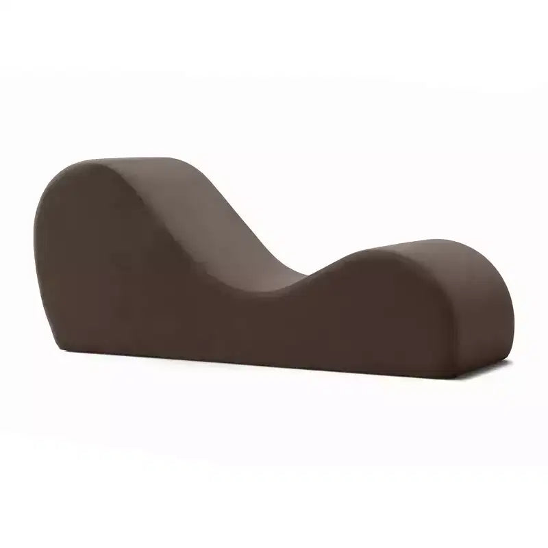 Avana elegante Chaiselongue für Yoga - Hergestellt in den USA - Ideal zum Dehnen, Entspannen, Trainieren und mehr, 60D x 18W x 26H Zoll, Hellgrau