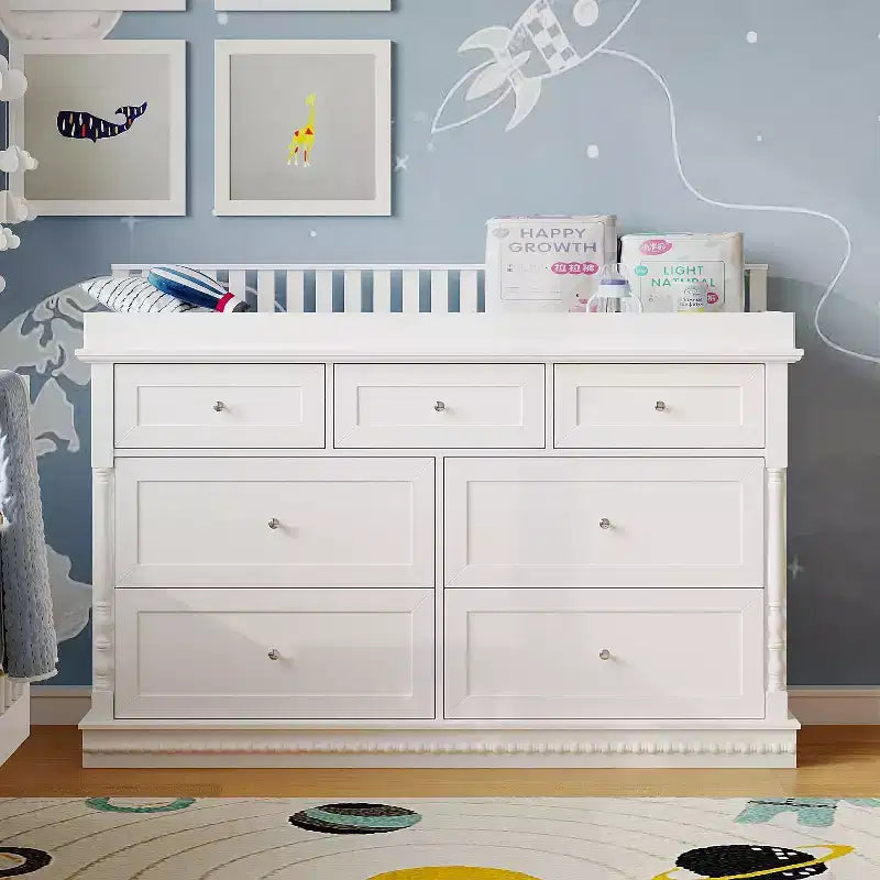 Veelzijdige commode met verschoontafel van Famapy: omvormbaar ontwerp, ruime lades, groeit mee met je kleintje