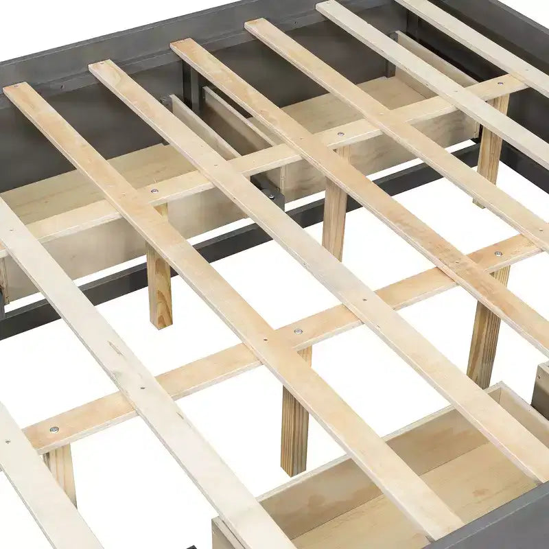 Whisen queensize bedframe met 4 opbergladen en opbergruimte in het voeteneind