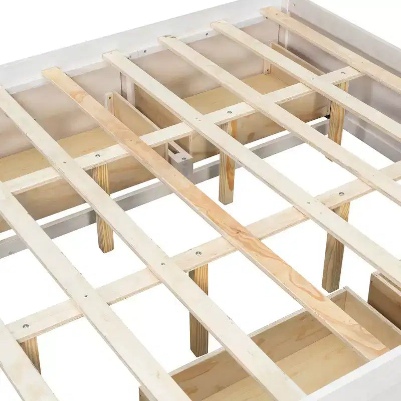 Whisen queensize bedframe met 4 opbergladen en opbergruimte in het voeteneind