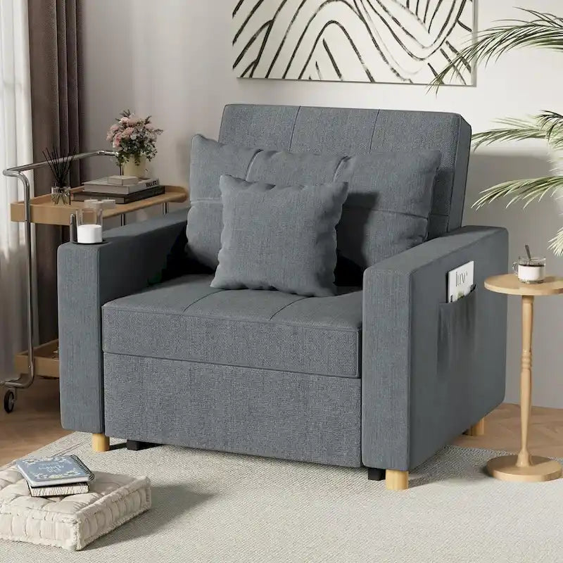 Verstellbarer Schlafsessel, 3-in-1-Funktion, verschiedene Farben, für 1 Person