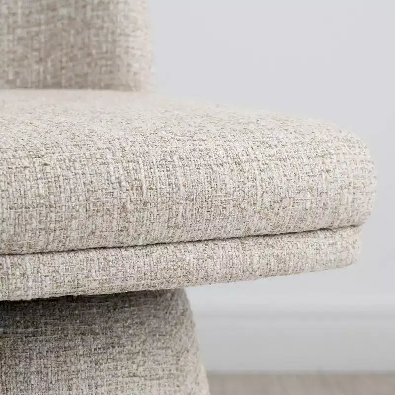 Set van 6 moderne draaibare eetkamerstoelen zonder armleuningen, 360°, met onderstel op voet, elegante accentstoelen voor keuken, eetkamer of kantoor - Panipeachy