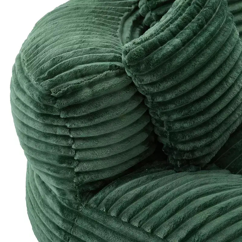 Sitzsacksofa für Erwachsene und Kinder, übergroßer Cord-Sitzsack mit 3 Kissen und Armlehnen für Wohnzimmer und Schlafzimmer