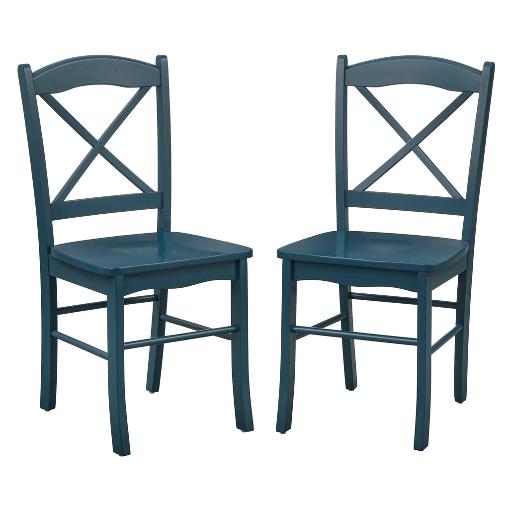 Eetkamerstoelen in landelijke cottage-stijl van Simple Living (set van 2)