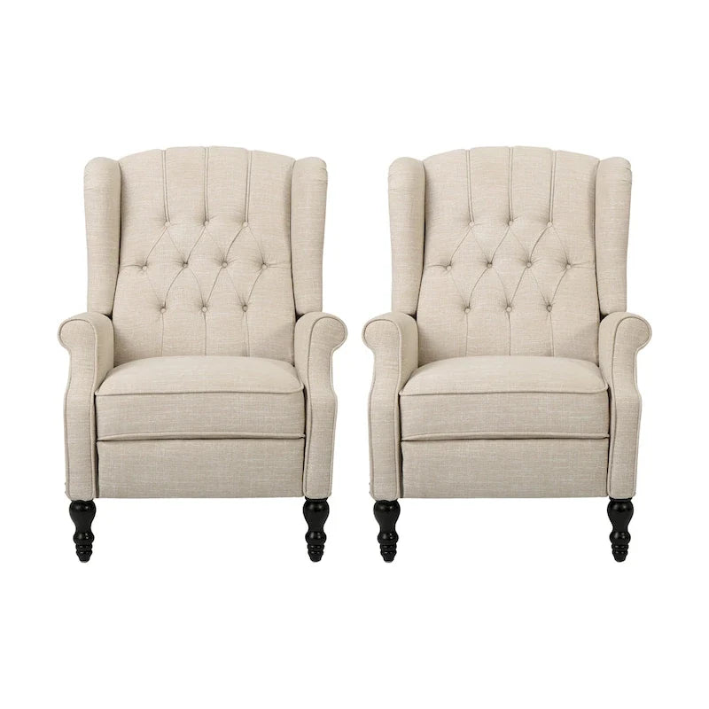 Walter Polstersessel mit Knopfheftung (2er-Set) von Christopher Knight Home