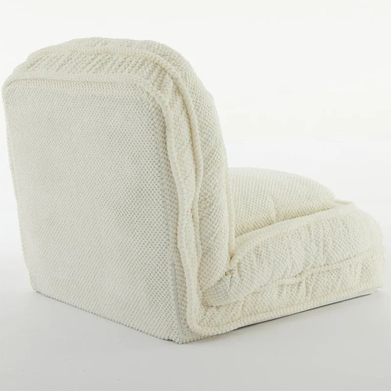 Faules Sofa, 5 verstellbare Positionen, zum Sitzen, Schlafen und Zusammenklappen, passend für Schlafzimmer und Wohnzimmer