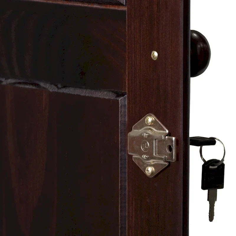 Armoire à 3 portes - Blanc/Moka/Java - Bois massif
