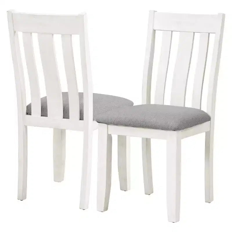 Ausziehbares Esszimmer-Set im Landhausstil für 6 Personen, rechteckiger Tisch und 6 gepolsterte Stühle