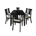 CraftPorch klassieke houten eethoek, 7-delig