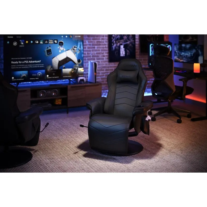 Gamingfauteuil - verstelbare gamingstoel met voetensteun