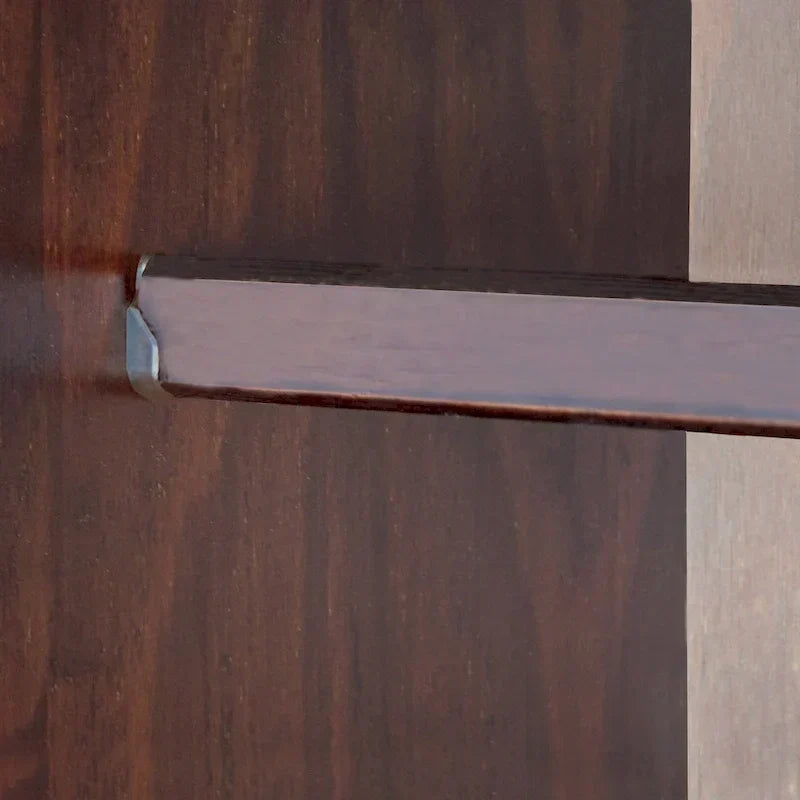 Armoire à 3 portes - Blanc/Moka/Java - Bois massif