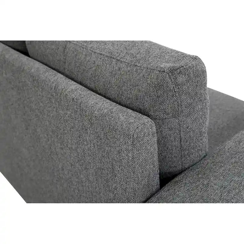 Miles tweezitsbank in midcenturymoderne stijl met omkeerbare rugkussens, groot