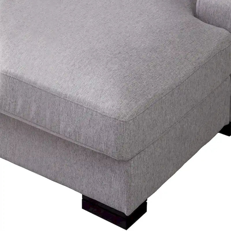 Canapé-lit chaise longue surdimensionné moderne du milieu du siècle avec coussin