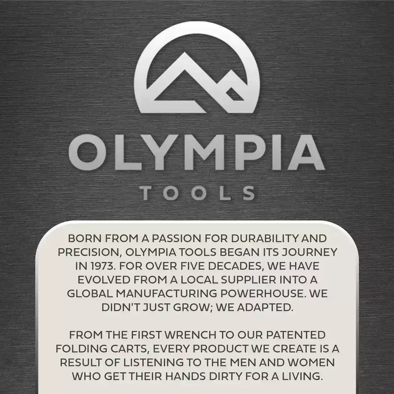 Olympia Tools Werkbank aus Kautschukholz, 60 Zoll, 4 Schubladen, Tragkraft 450 lbs