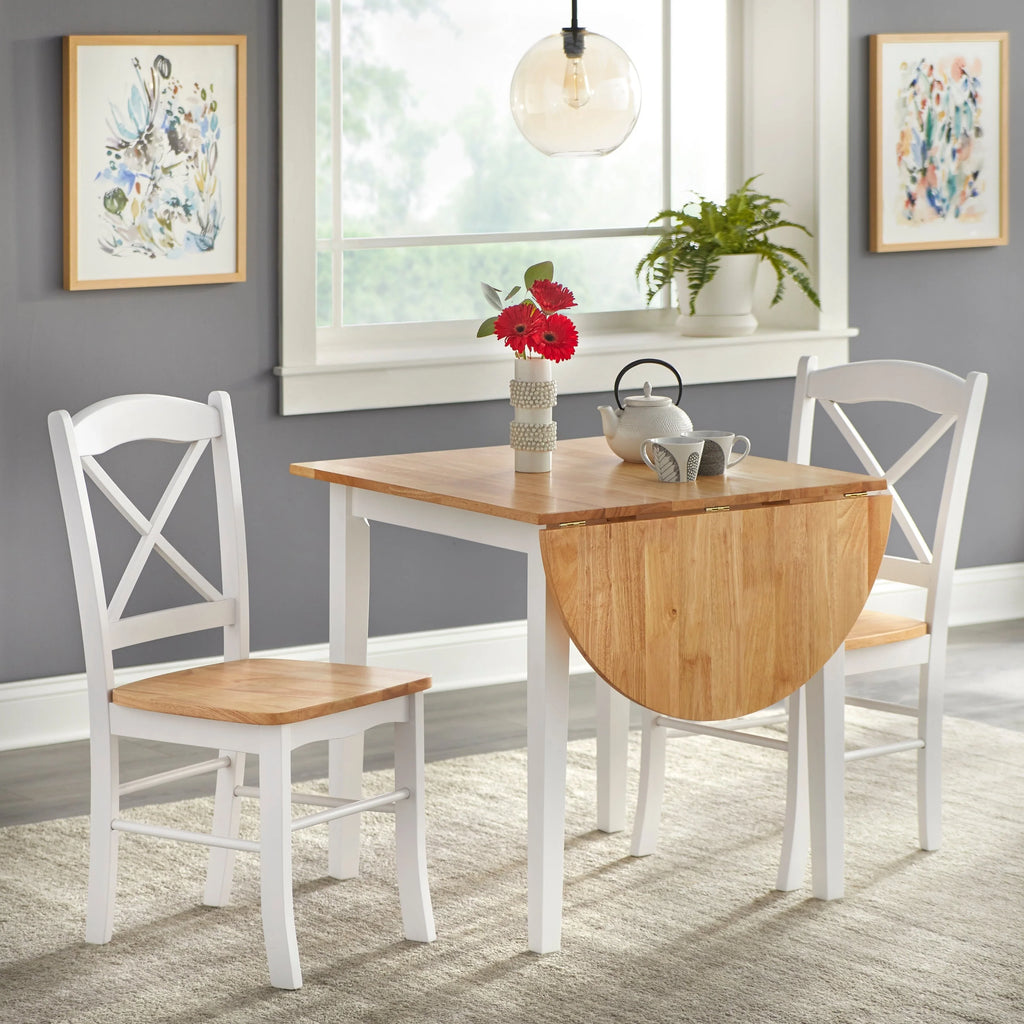 Eetkamerstoelen in landelijke cottage-stijl van Simple Living (set van 2)