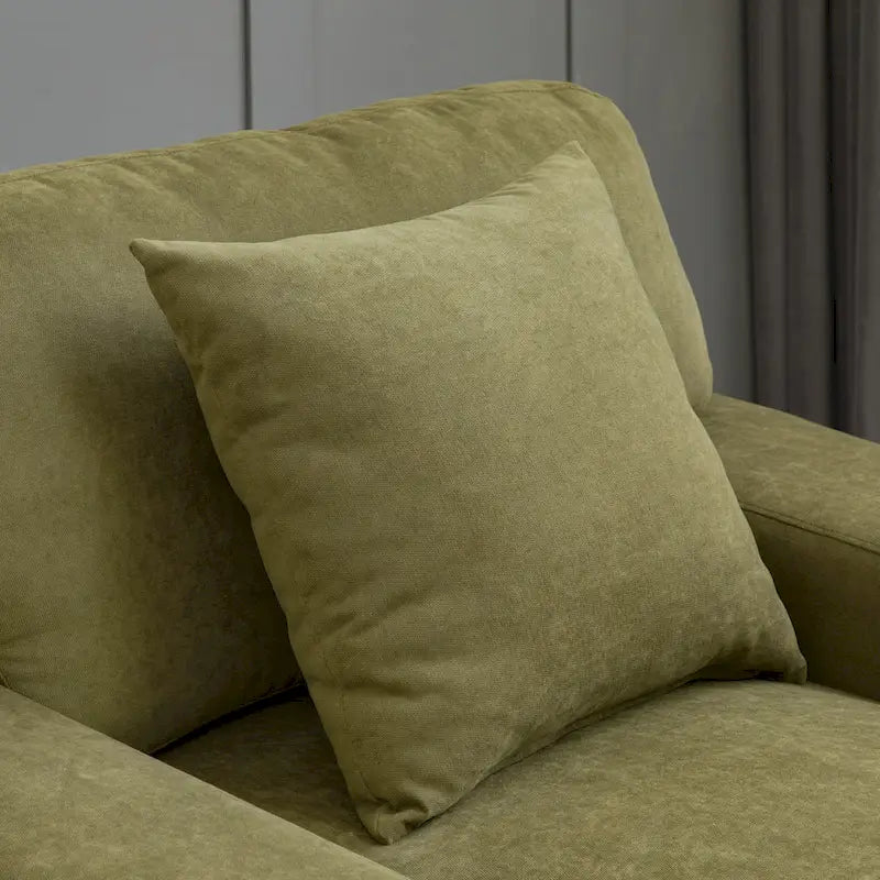 Canapé-lit chaise longue surdimensionné moderne du milieu du siècle avec coussin