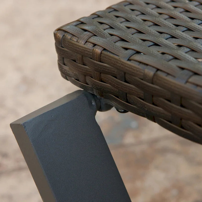 4-delige aluminium set met verstelbare ligstoelen voor buiten, Deco