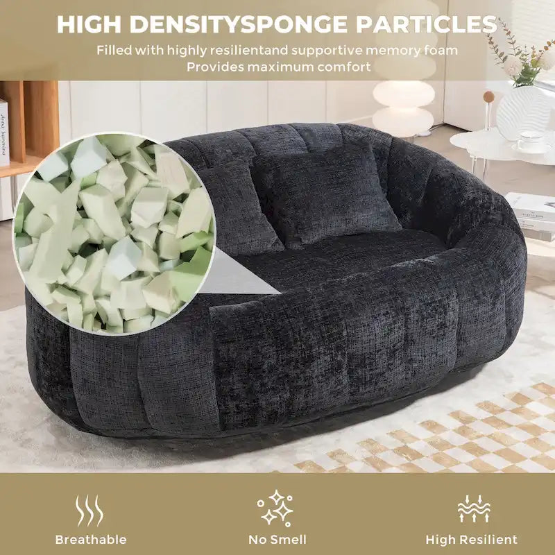 GDFStudio - Laurel chenille tweezitsbank met traagschuim en extra comfort