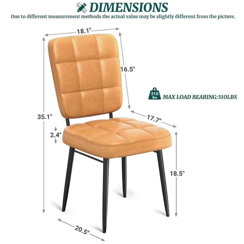 Moderne eetkamerstoelen, set van 2/4/6/8, gestoffeerde keukenstoelen met dikke zitting voor de eetkamer