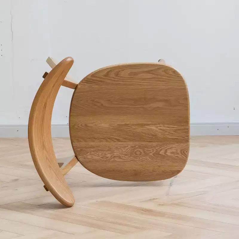 MAYEERTY Lot de 4 chaises de salle à manger en bois massif, chaises en bois naturel pour la cuisine, la salle à manger et le salon
