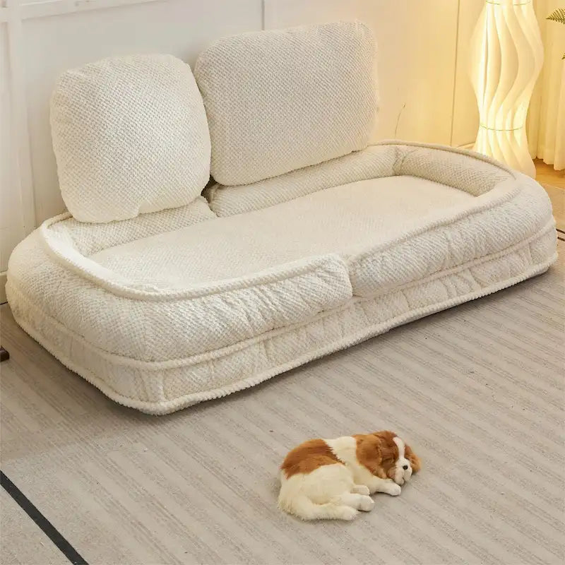 Faules Sofa, 5 verstellbare Positionen, zum Sitzen, Schlafen und Zusammenklappen, passend für Schlafzimmer und Wohnzimmer