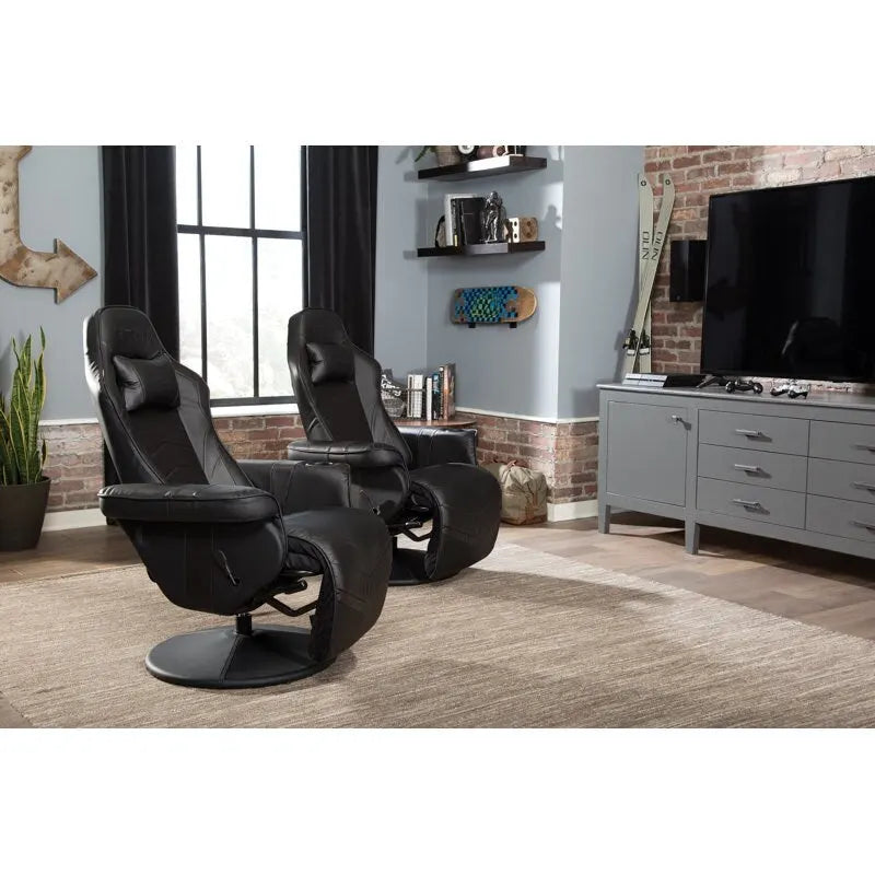 Gamingfauteuil - verstelbare gamingstoel met voetensteun