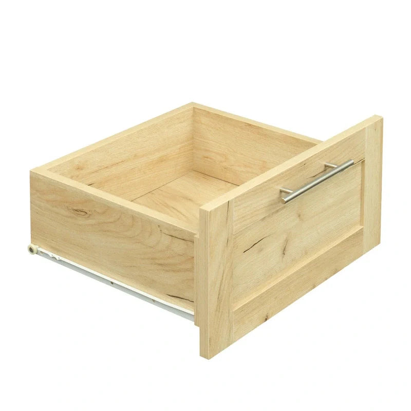 Armoire de rangement en bois blanc avec portes, tiroirs et tringle de penderie