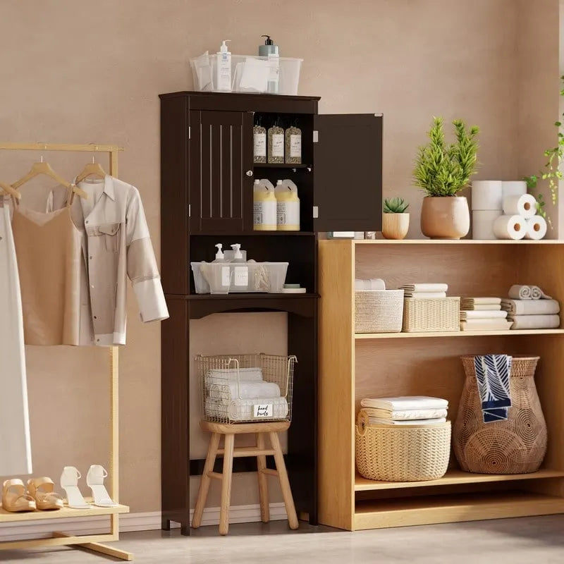 Badezimmerschrank, Toilettenschrank, Badezimmerregal über der Toilette, platzsparende Toilette