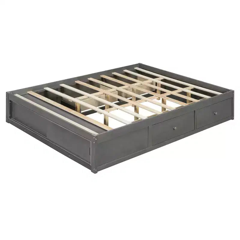 Whisen queensize bedframe met 4 opbergladen en opbergruimte in het voeteneind
