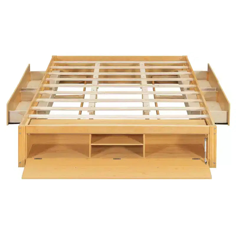 Whisen queensize bedframe met 4 opbergladen en opbergruimte in het voeteneind