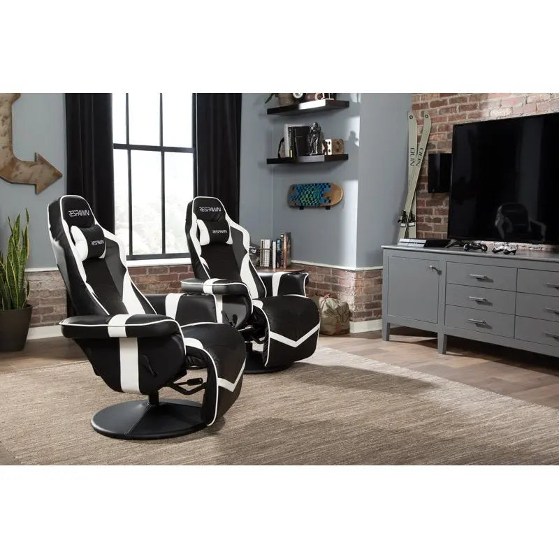 Gamingfauteuil - verstelbare gamingstoel met voetensteun