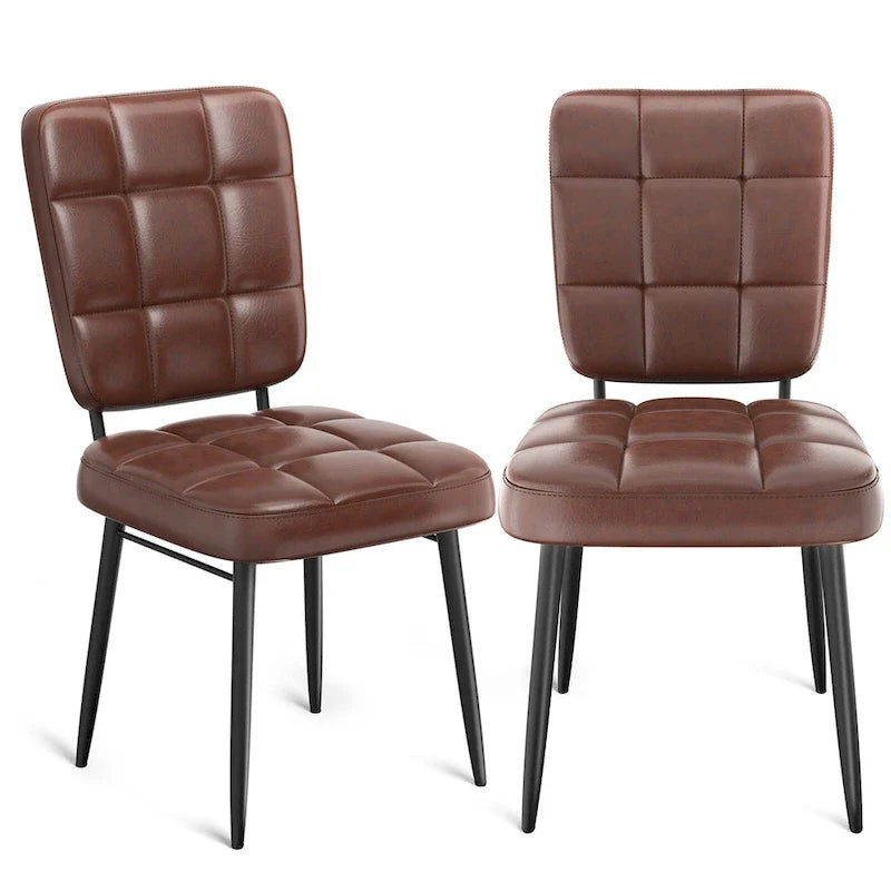 Moderne eetkamerstoelen, set van 2/4/6/8, gestoffeerde keukenstoelen met dikke zitting voor de eetkamer