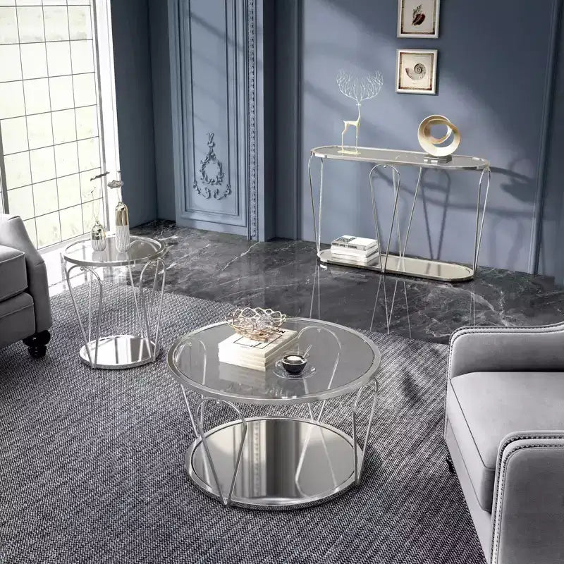 31 Kuut Contemporary Round Coffee Table - HOMES: Inside + Out