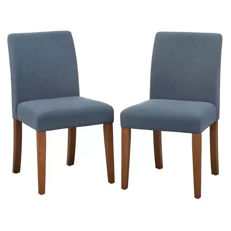 Set di 2 sedie da pranzo imbottite senza braccioli Estelle