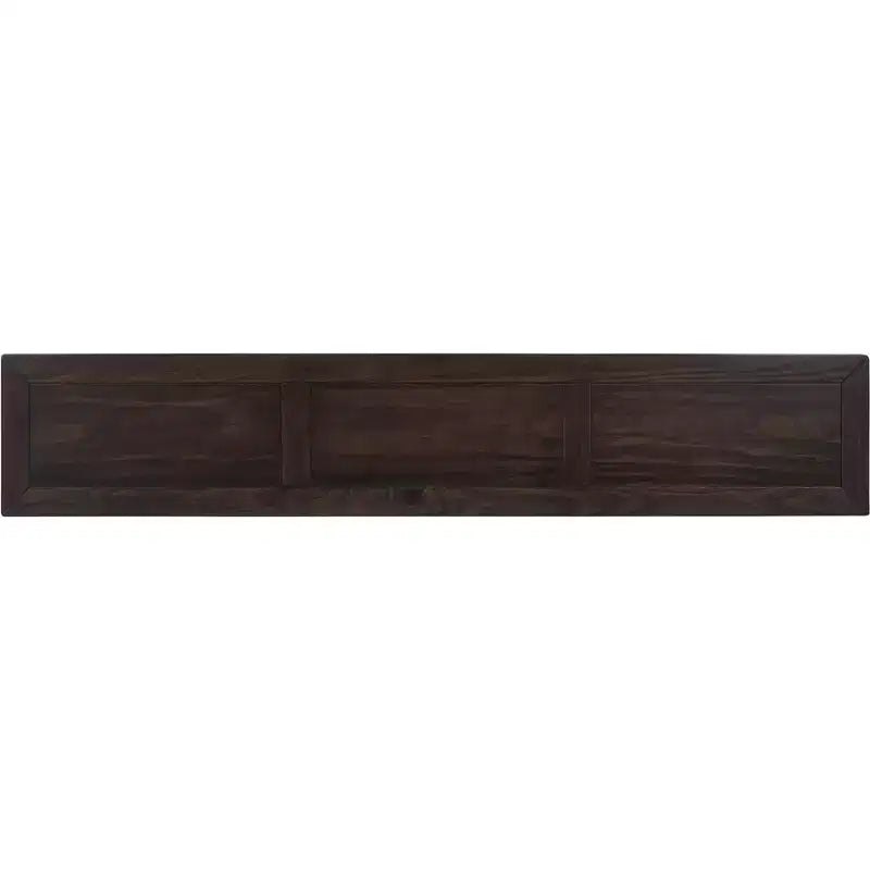 Consolle rustica da 152 cm con cassetti di diverse dimensioni e ripiano inferiore